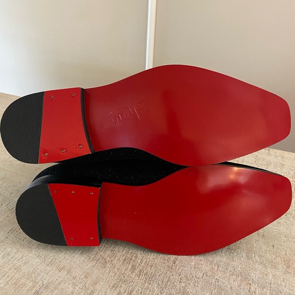 Christian Louboutin Knit Sparkle Boot - Picture 4 of 5